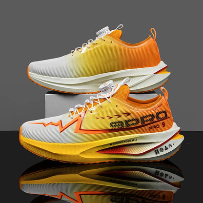 Męskie buty do biegania na co dzień, maratonowe, sportowe, z wkładką z włókna węglowego, oddychające, lekkie, damskie, wygodne, sportowe, antypoślizgowe trampki