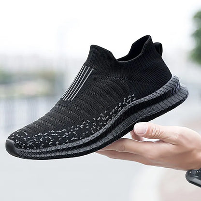 Buty męskie Oddychające męskie trampki Wygodne buty do biegania Tenisowe buty outdoorowe Buty wsuwane do chodzenia Buty do joggingu typu skarpeta