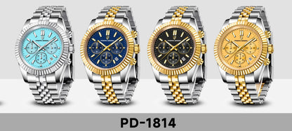 PAGANI DESIGN 2025 New VD53 luxury men quartz watch 40MM stainless steel sapphire waterproof 50m luminous C3 relojes para hombre