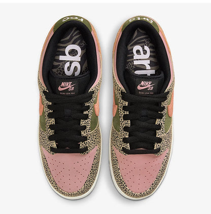 Nike Authentic Dunk Low heren- en dames-sneakers van leer met patchwork, retro en klassiek, IH3211-200