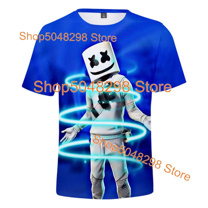 Μπλουζάκι Bushranger Fortnite για παιδιά, 3D εκτύπωση Banana Peely, T-shirt για άνδρες και γυναίκες, Tee Battle Royale Game, καλοκαιρινά τοπ, δώρα γενεθλίων
