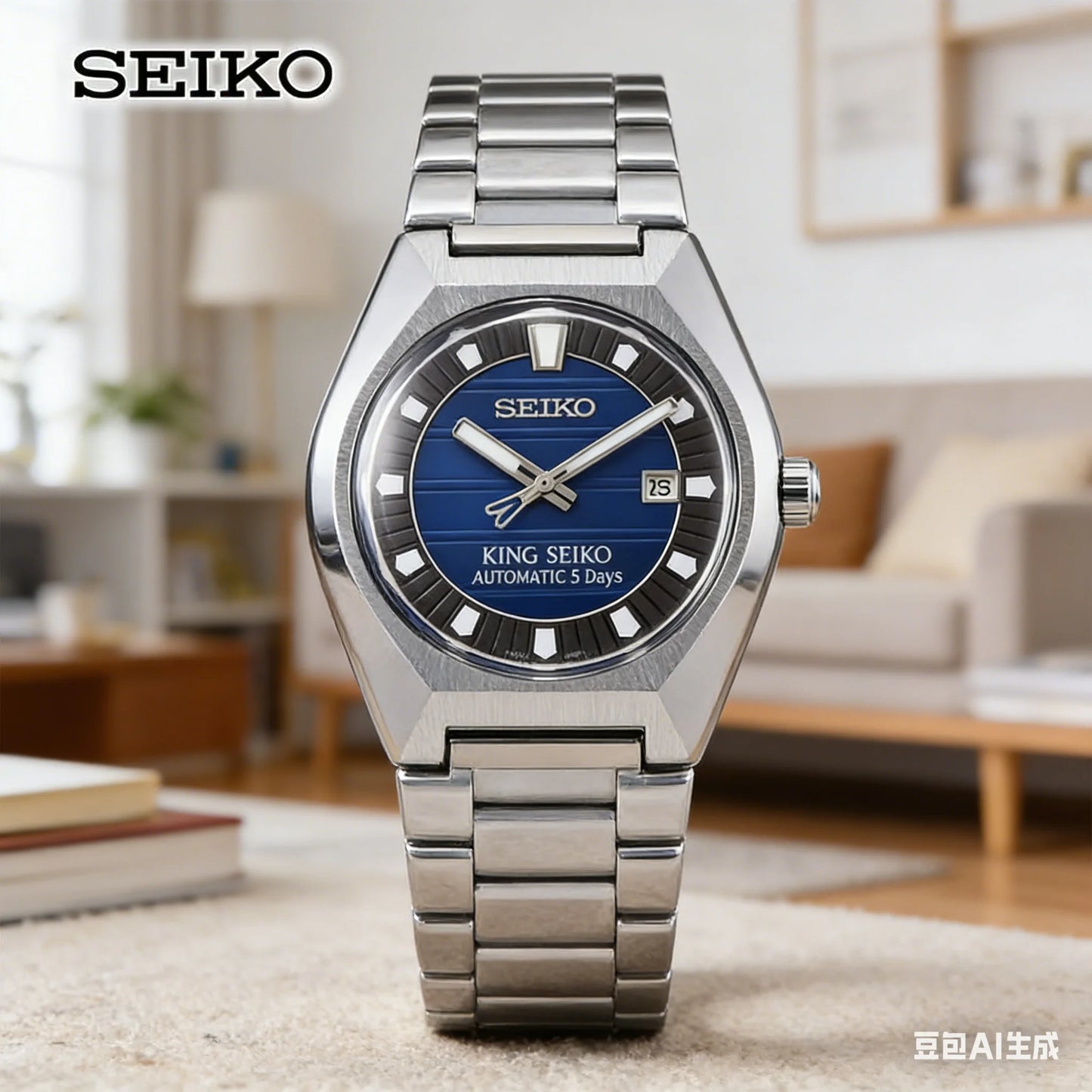 Novo relógio mecânico automático Seiko 2026 para homem e mulher, estilo business e lazer, com calendário, iluminação noturna, impermeável, para casal