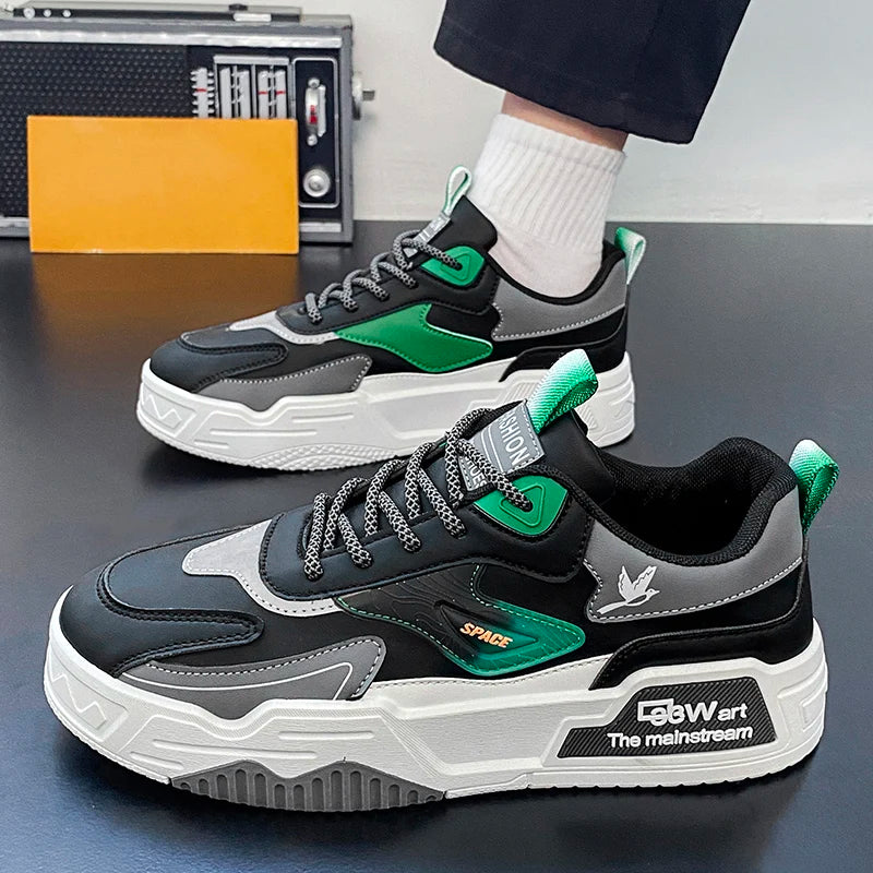 Men's skate shoes, casual sports shoes, men's street fashion casual shoes, light, comfortable, versatile and suitable for all se