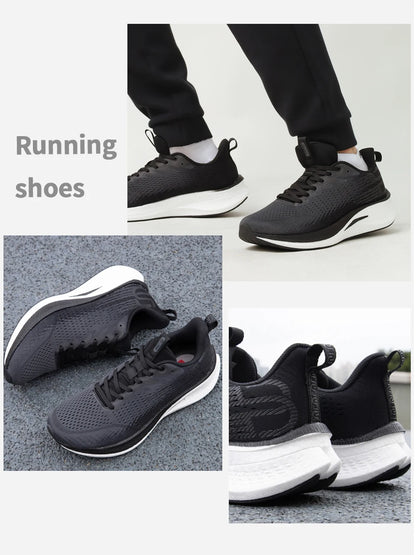 Baasploa Men Jogging Sports Shoes Carbon Plate Professional Cushioning Sneakers Male Outdoor Breathable Non Slip Running Shoes