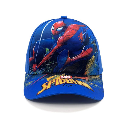 Marvel Spider-Man animefigur, basebollkeps, barnkeps med skärm, bomull/polyester, huvudbonad, solskydd för alla årstider, presenter