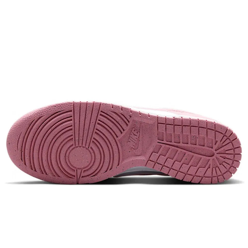 Nike Dunk Low Pink and White Colorway Low-Top Retro Casual Sneakers Durable Skate Shoes for Women DD1873-112