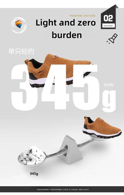 New Outdoor Hiking Camping Light Running Jogging Casual Sports Men's Shoes Non-slip Loafers Hiking Shoes Large Size 38-50