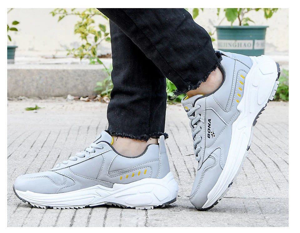 BONA  New Designers Classics Sneakers Running Shoes Women Outdoor Sports Shoes Comfortable Running Shoes Ladies Walking Shoe