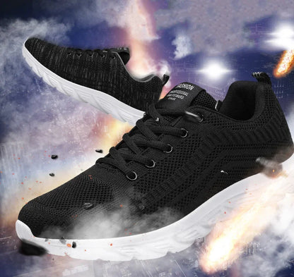 Sports Men Running Jogging Shoes Casual Sneakers Outdoor Lace Up Breathable Mesh Light Tennis Outdoor Walking Size 39-46