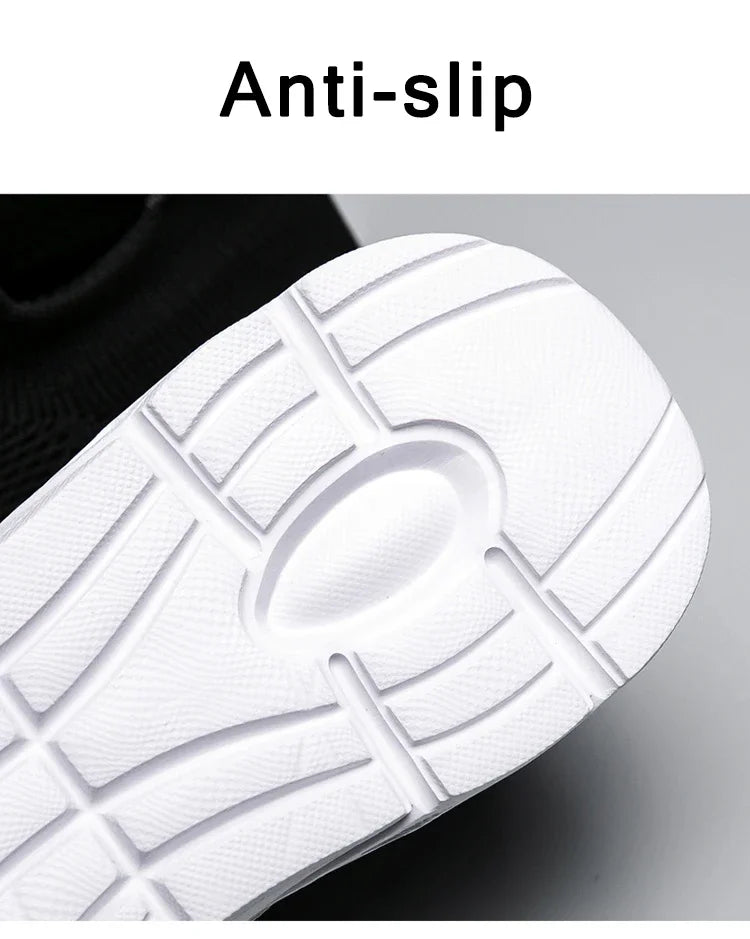 Breathable Men Casual Shoes Lightweight Male Vulcanized Shoes Outdoor Platform Men's Loafers Soft Mesh Flats Non-slip Sneakers