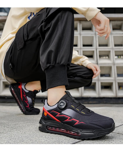 Spring & Summer Men's Running Shoes  Outdoor Hiking,Wear-Resistant Trail Shoes with BOA Closure,Breathable Sports & Casual Style