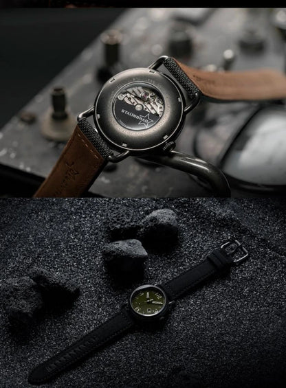 STALINGRAD original authentic men's watch, 8215 movement, 316L stainless steel, luminescent hands, waterproof to 100 meters