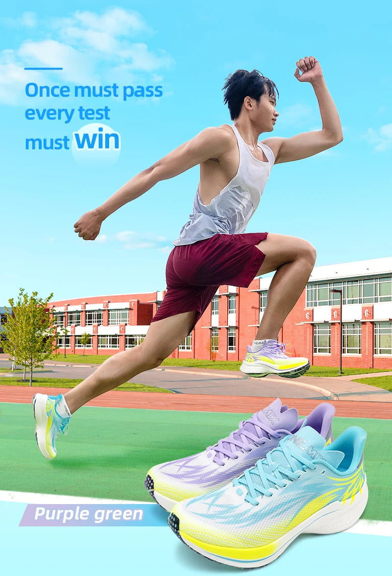 ONEMIX 2026 New Arrival Training Running Shoes for Men Full Sole Nylon Plate Sport Shoes Breathable Summer Female Jogging Shoes