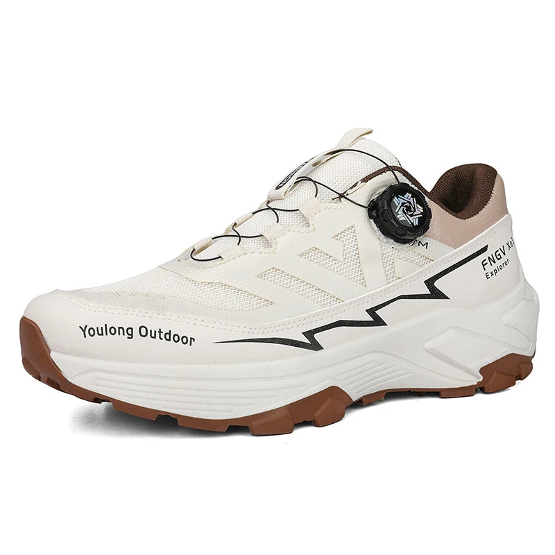 Mens Sneakers Casual Outdoor Anti Slip Shock-absorbing Versatile Off Road Hiking Shoes Comfortable Soft Sole Running Shoes Man