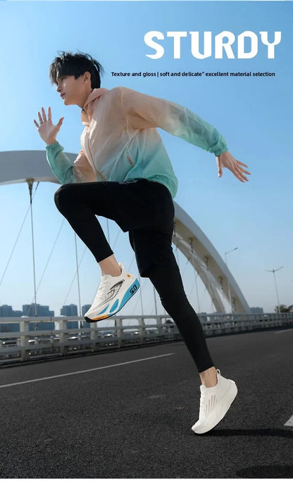 Ténis de corrida unissexo 2025 com placa integral de carbono, profissionais para maratona, leves, com amortecimento reativo e respiráveis