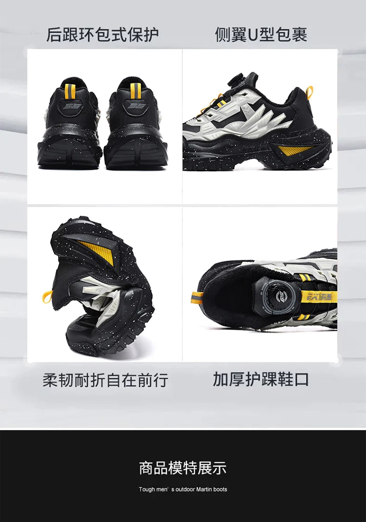 men boots 2025 New Winter Slippers Warm Men Shoes Waterproof Non-Slip Plush Sneakers Male tenis shoes Boots Men Sneakers Winter