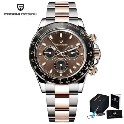 Gold 1644 PAGANI DESIGN 2026 New Men's Watches Top Brand Luxury Mens Quartz Wrist Watch Men Watch Men Chronograph Waterproof