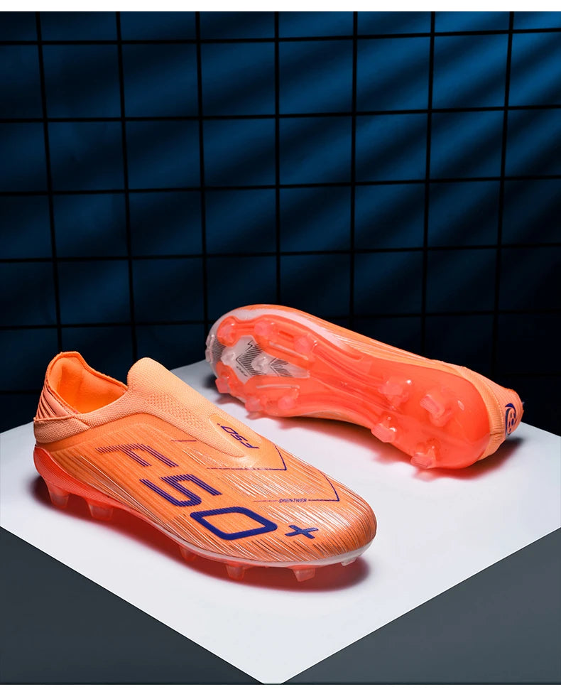 New Men's Football Boots Turf Comfortable Cleats Futsal Non Slip Soccer Shoes Sport Ultralight Fg Grass Indoor Adult Non-Slip