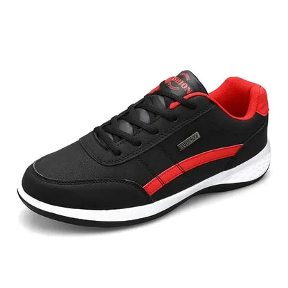 Leather Sneakers for Men, Casual Shoes, Soft Bottom, Outdoor Walking Shoe, Sports, Four Seasons