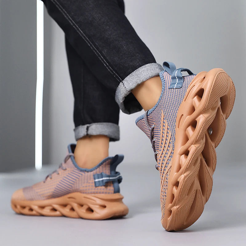 New Running Sneakers Newest Breathable Comfort For Women Low Top Large Size Men's Sports Increase Shoes Mesh Jogging Casual