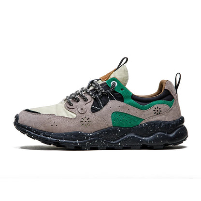 Maden Patchwork Outdoor Jogging Sports Shoes Breathable Lace-up Trendy Sneakers for Men's Summer Casual Running Thick Sole Shoes