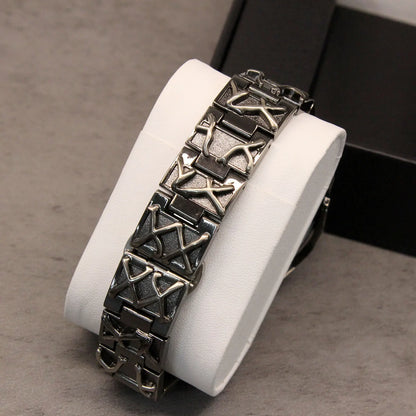 Unique Minimalism Men's Watches Irregular Dial Design Fashion Casual Street Punk Gothic Y2k Wristwatch for Men Black Color Gift