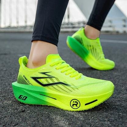 New Sports Shoes for Men&Women, Running Sneakers, Carbon Plate, Male Marathon Racing, Shock-absorbing, Athletics Training Shoes