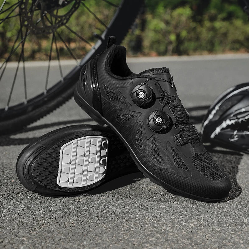 Scarpe da mountain bike non bloccanti da uomo senza tacchette, scarpe da ciclismo su strada RB Speed senza tacchetta, sneaker MTB da donna per pedali flat