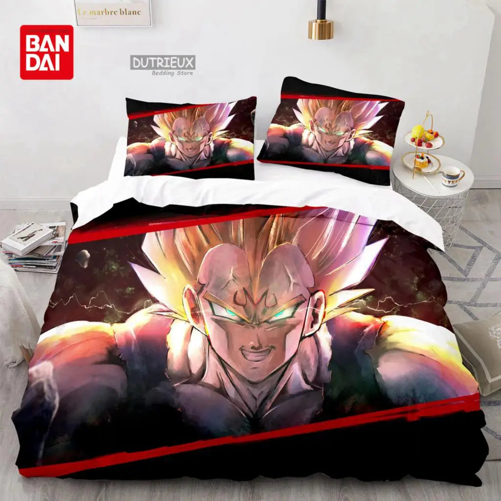 Dragon Ball-sengesæt Anime Goku dynebetræk, dyne og sengetøj Single Twin Full Queen Size 3D gave til børn, voksne og drenge