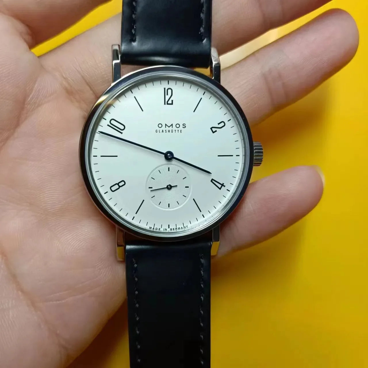 Men's 38mm automatic mechanical watch suitable for Seagull ST1701 self-winding movement, waterproof transparent back wristwatch.