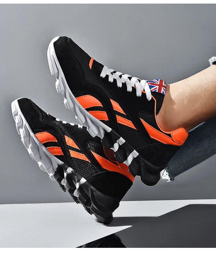 New Men's and Women's Running Shoes Breathable Casual Sneakers Anti-slip Vibration Comfortable Outdoor Sprots Walking Shoes36-48