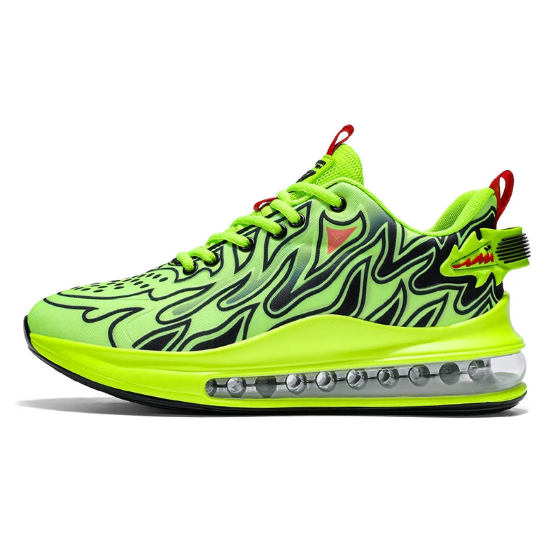 Luxury Men's Sneakers Casual Breathable Trainer Race Fashion Loafers Running Shoes for Male Tenis
