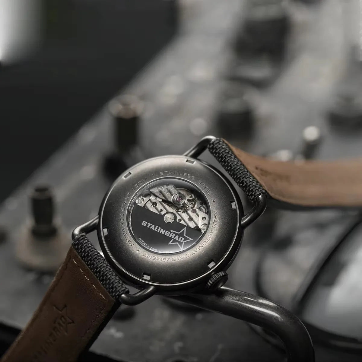 STALINGRAD original authentic men's watch, 8215 movement, 316L stainless steel, luminescent hands, waterproof to 100 meters