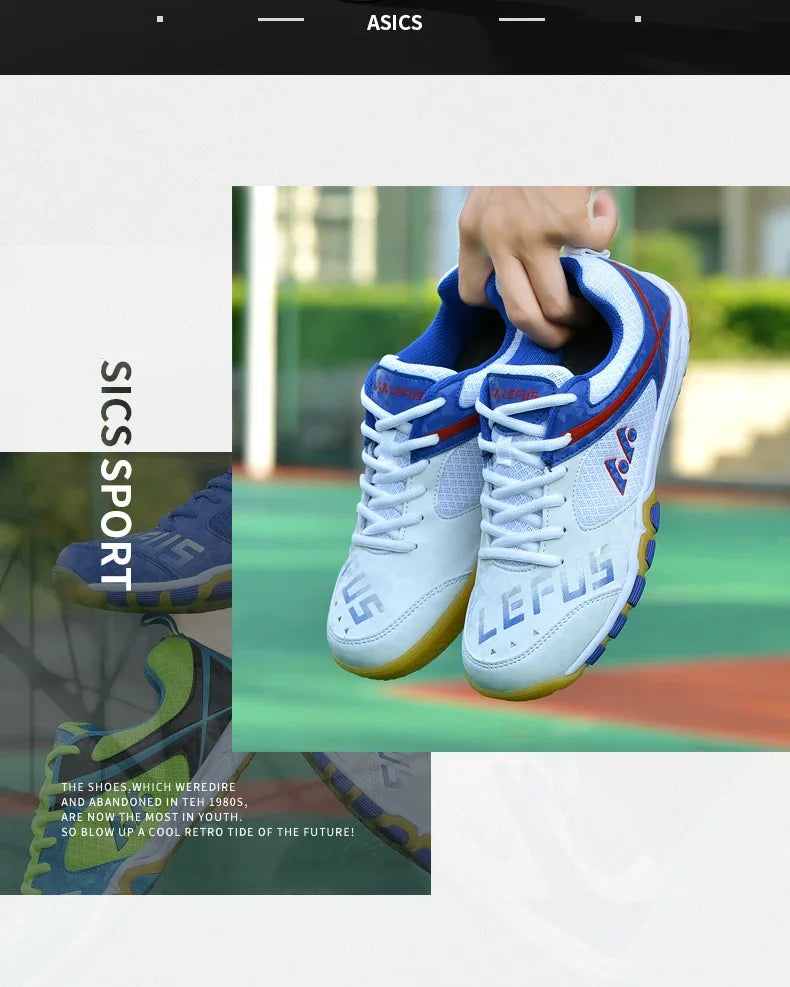 Men Table Tennis Shoes High Quality Sneakers Outdoor Competition Golf Shoes Wear Resistant Indoor Boys Training Volleyball Shoes