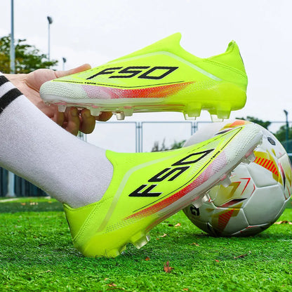 Men Soccer Cleats Professional Football Boots Society Turf Breathable Mesh Youth Soccer Shoes Anti Skid Male Sneakers Chuteira