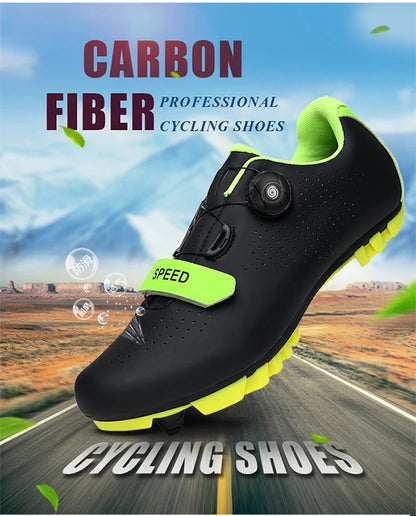 New Unisex pedal Cycling Shoes Flat shoes Suitable For Mountain Sports Pedal Self-Locking Cycling Shoes Breathable Cycling Shoes