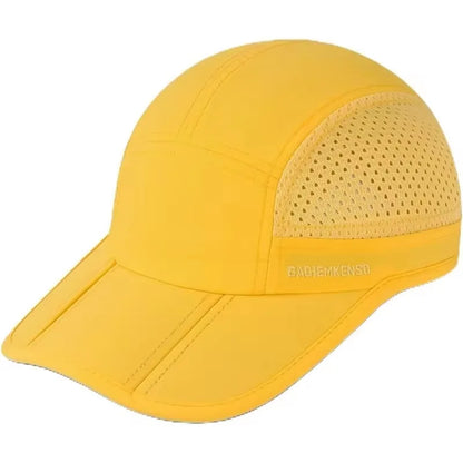 GADIEMKENSD Snabbtorkande, hopfällbara och bärbara basebollkepsar för män, sommar, havsvågbroderi, unisex, sport, solhattar, snapback-keps