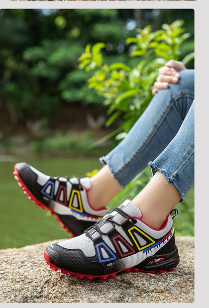 Men's Hiking Shoes Outdoor Sports Shoes Lace-up Hiking Shoes Women's Hiking Sports Shoes Non-slip Hunting Tactical Sports Shoes