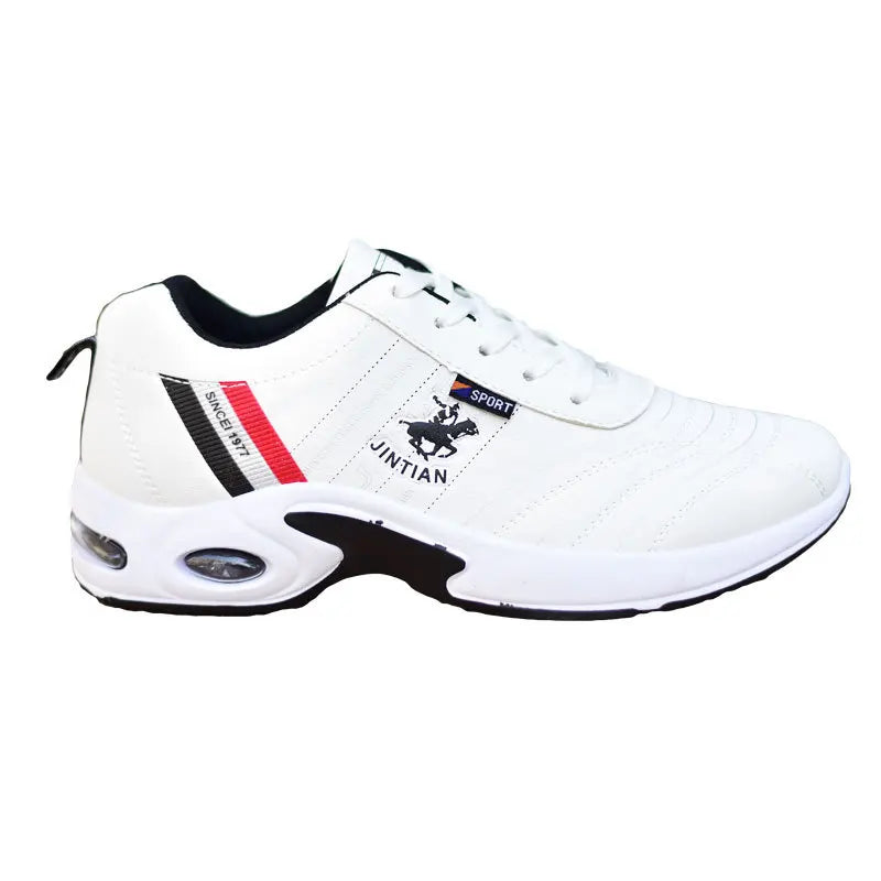 Baskets en cuir pour homme Chaussures décontractées et polyvalentes Chaussures de course d'extérieur antidérapantes Chaussures de skate tendance pour homme Zapatos Homme