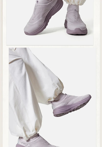 Li-Ning Women's SOFT GO 2 Slip-on Casual Walking Shoes COMFOAM Breathable Flexible LiNing Comfortable Sports Sneakers AGLV006