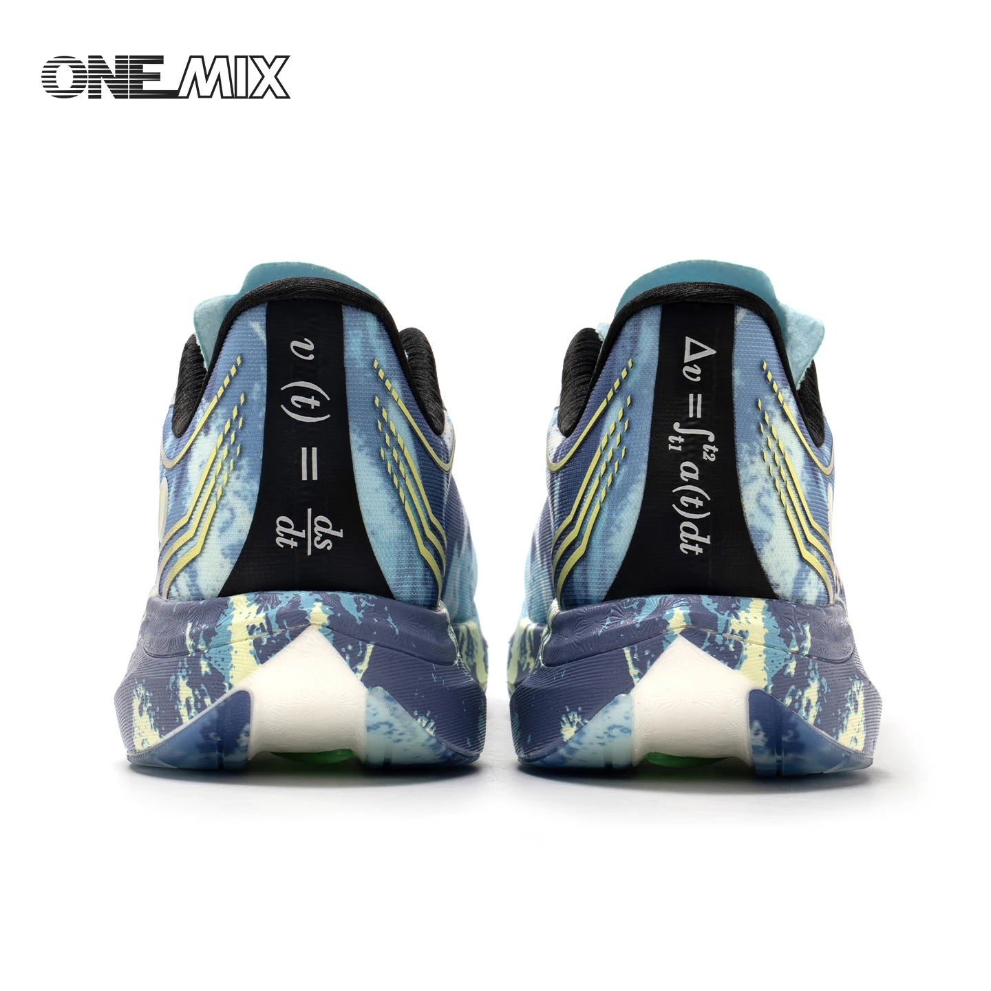 ONEMIX New Nylon Carbon Board Marathon Running Racing Shoes Shock-relief Professional Stable Support Ultra-light Rebound Sneaker