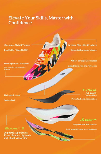 BMAI Breathable 20km Marathon Sneakers for Man Cushion Carbon Plate Men's Sports Shoes Casual Luxury Trainers Men Running Shoe