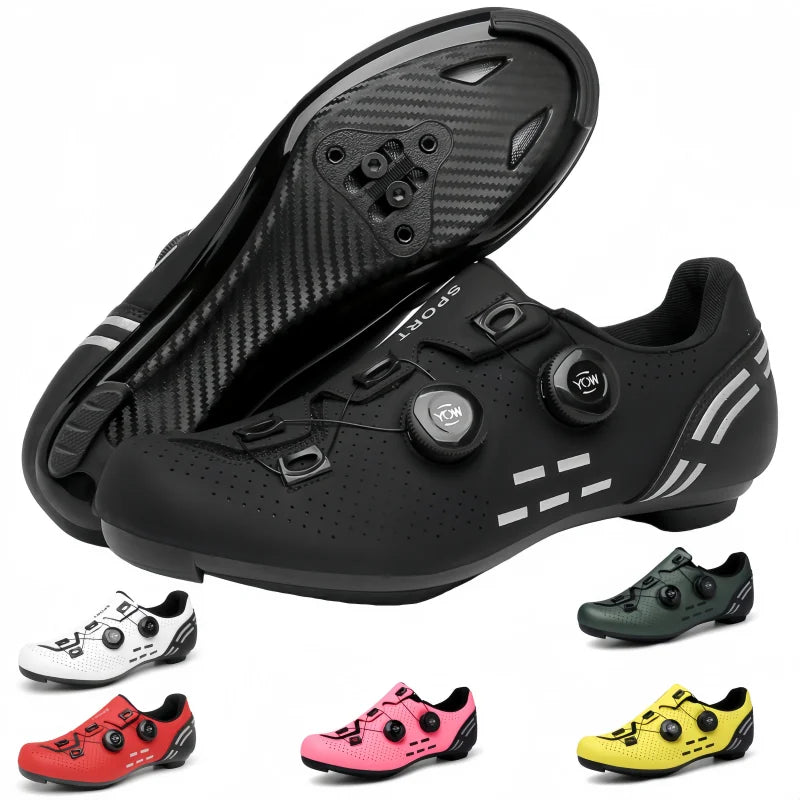 High-Quality Cycling Shoes Men's SPD Self-Locking Racing Bicycle Sports Shoes Women's MTB Mountain Non-Slip Cycling Shoes 36-47