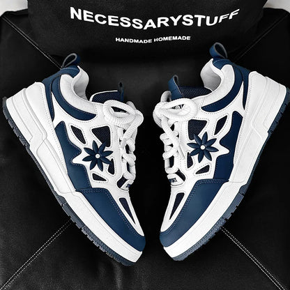Fashion Mens Shoes Trend Street Skateboard Shoes Man Luxury Brand Training Sneakers Mesh Breathable Casual Shoes Tenis Masculino