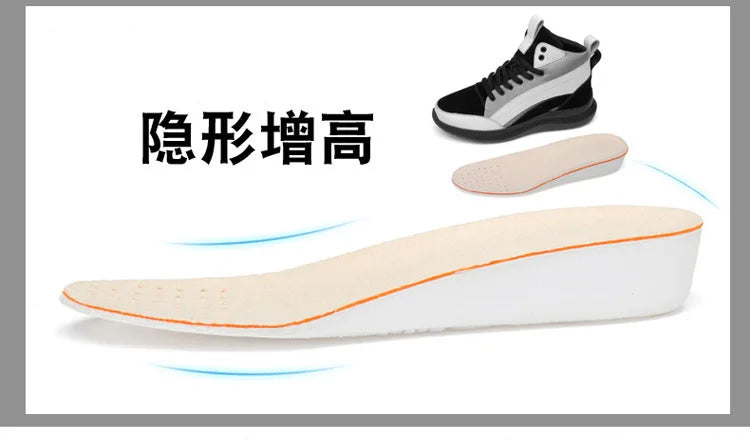High-top Heightening Shoes Elevator Shoe Height Increase Footwear Men Height Increase Insole 6CM 8CM 10CM Sneakers Shoes
