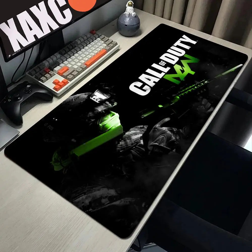 Call of Duty Game Large Mouse Pad PC Gaming Accessories Desktop Extended Table Mat XL Laptop Office Rubber Carpet Soft Mausepad
