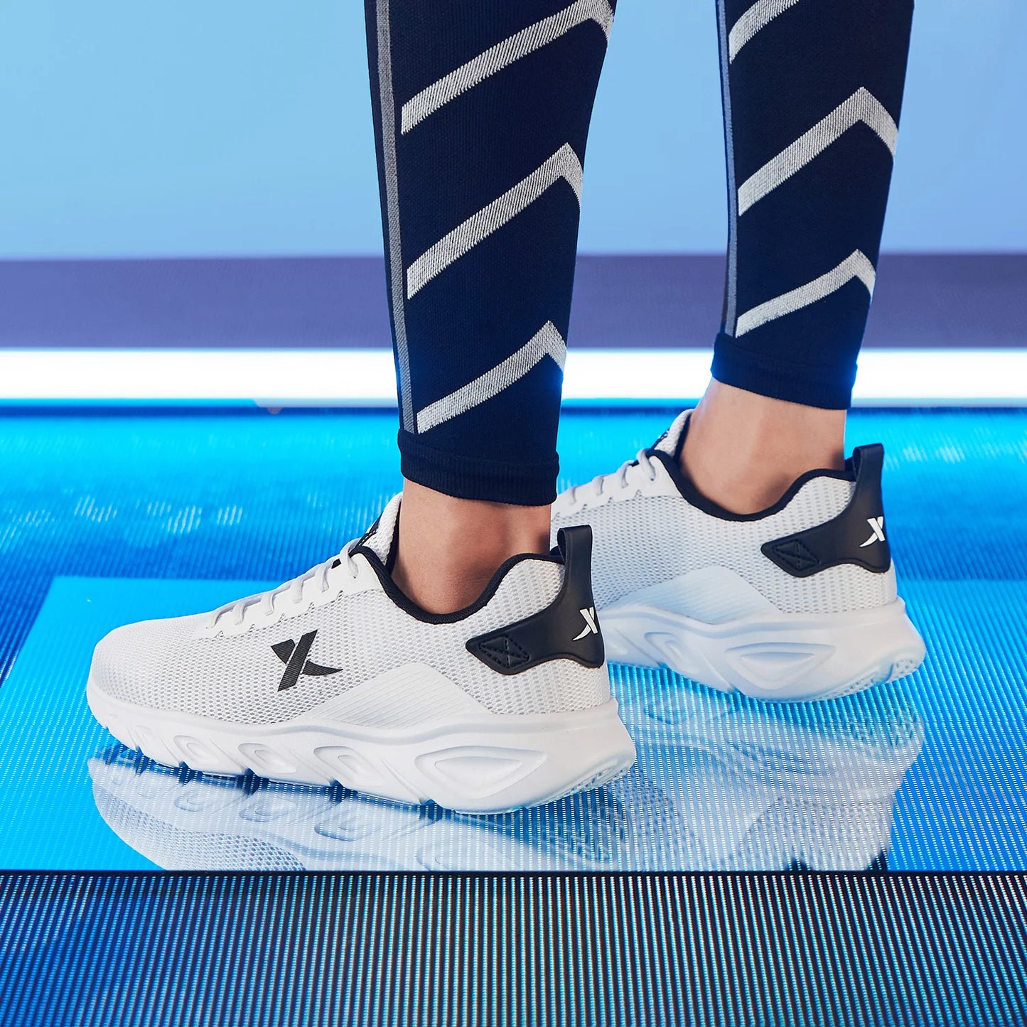 Xtep Running Shoes for Men 2025 Spring Sweat-Absorbing Sports Shoes Wear-Resistant Stability Sporty Sports Sneakers 880119115131