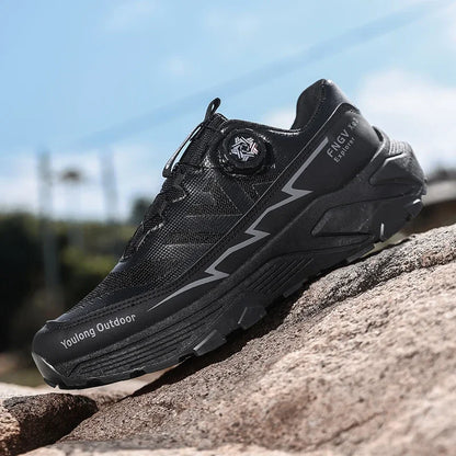 Mens Sneakers Casual Outdoor Anti Slip Shock-absorbing Versatile Off Road Hiking Shoes Comfortable Soft Sole Running Shoes Man