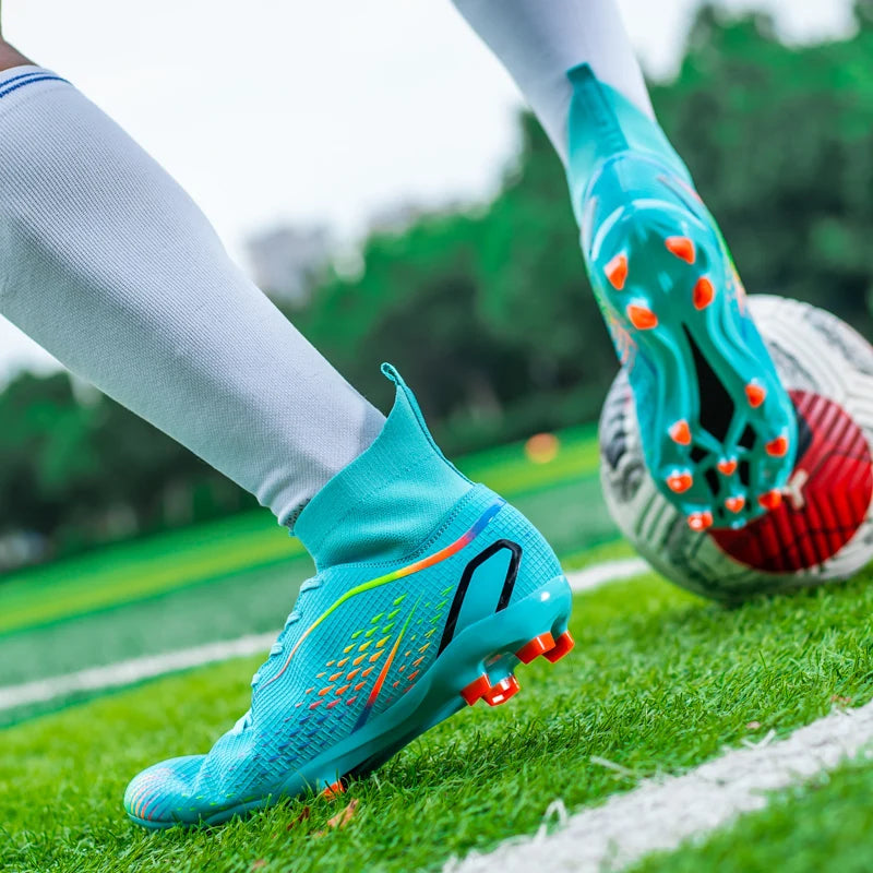 Men Football Boots Professional Turf Futsal Match Grass Unisex Outdoor Training Soccer Shoes Soccer Cleats Non-slip Breathable
