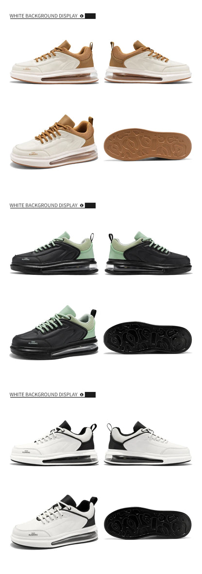 Air Cushion Men Sports Running Shoes Casual Breathable Lightweight Women's Comfortable Athletic Nonskid Walking Sneakers ﻿
